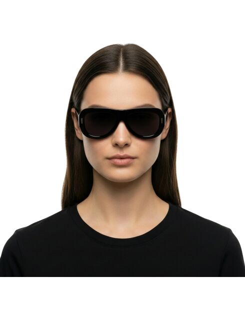 Lunettes de soleil Patty aviateur noires