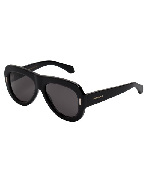 Lunettes de soleil Patty aviateur noires
