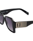 Occhiali da sole quadrati neri