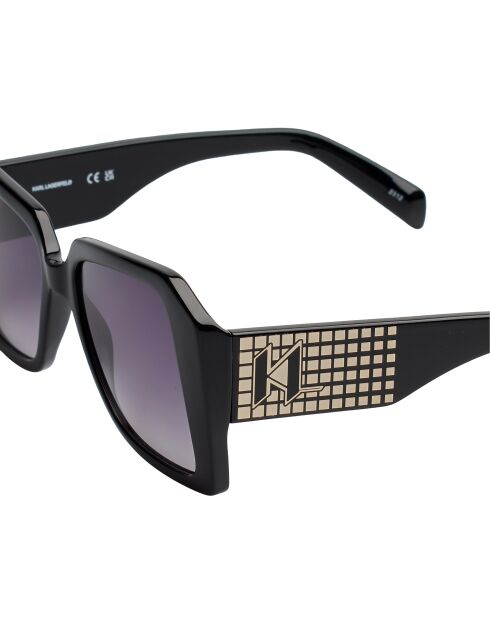 Lunettes de soleil carrées noires