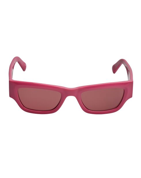Lunettes de soleil rectangulaires rose