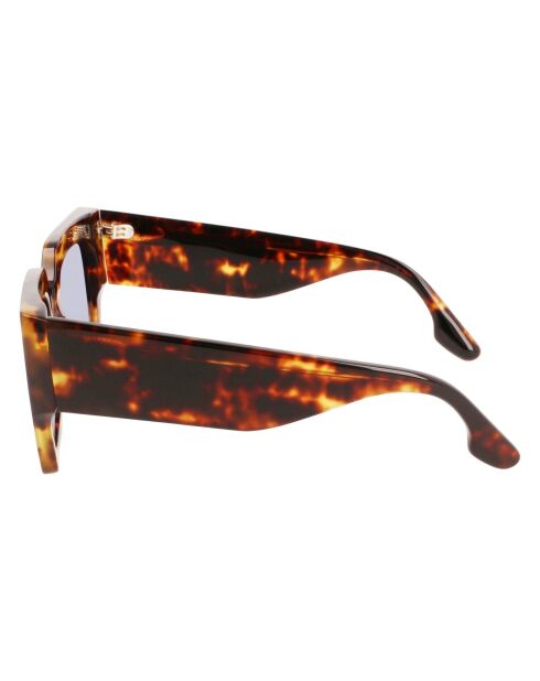 Lunettes de soleil carrées havana