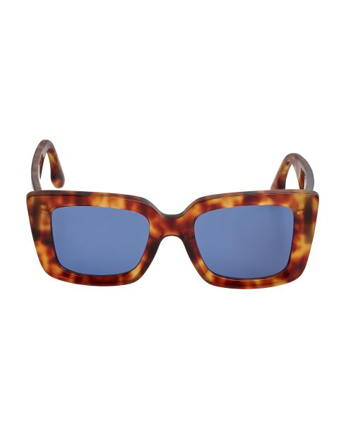 Lunettes de soleil carrées brown havana