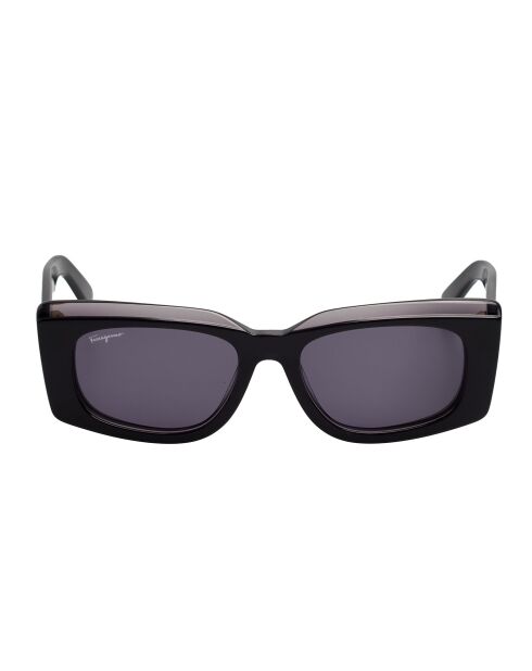 Lunettes de soleil rectangulaires noires