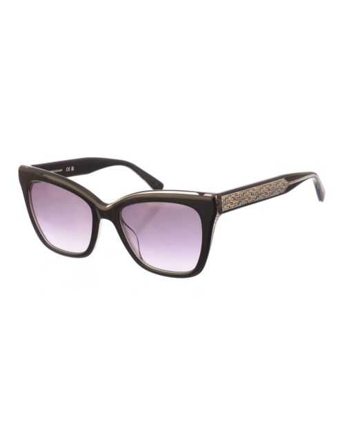 Lunettes de soleil papillon noires
