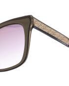 Lunettes de soleil papillon noires