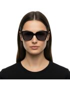 Lunettes de soleil carrées noires