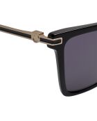 Lunettes de soleil carrées noires