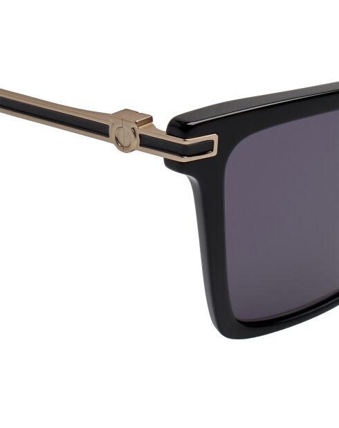 Lunettes de soleil carrées noires