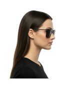 Lunettes de soleil carrées noires