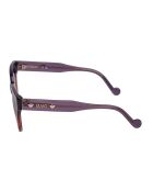 Lunettes de soleil rondes violettes cristallines