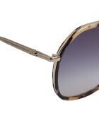 Lunettes de soleil Fifa hexagonales golden-light havana