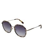 Lunettes de soleil Fifa hexagonales golden-light havana