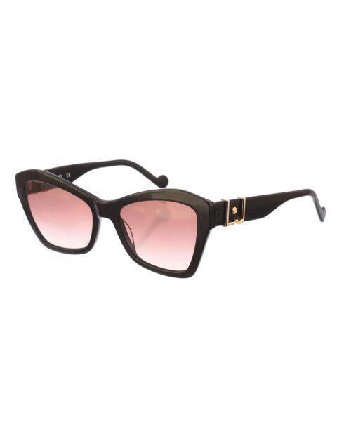 Lunettes de soleil papillon noires