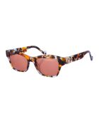 Lunettes de soleil rectangulaires multicolores