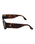 Lunettes de soleil ovales dark havana