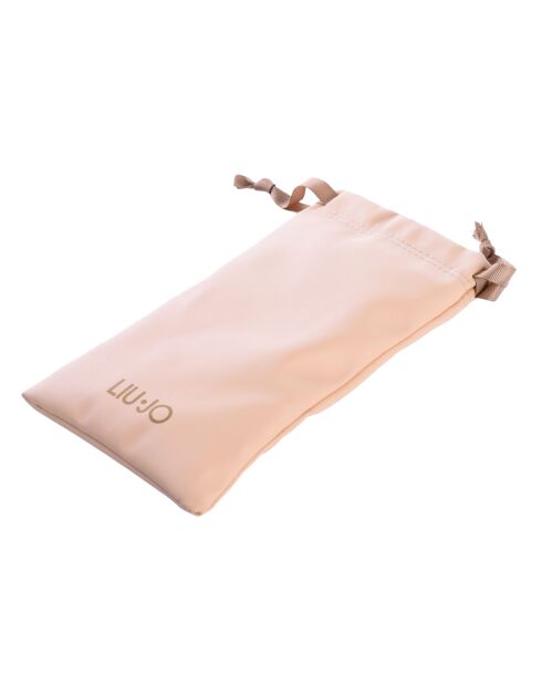 Lunettes de soleil rondes bleues