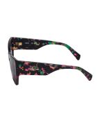 Lunettes de soleil rectangulaires multicolores
