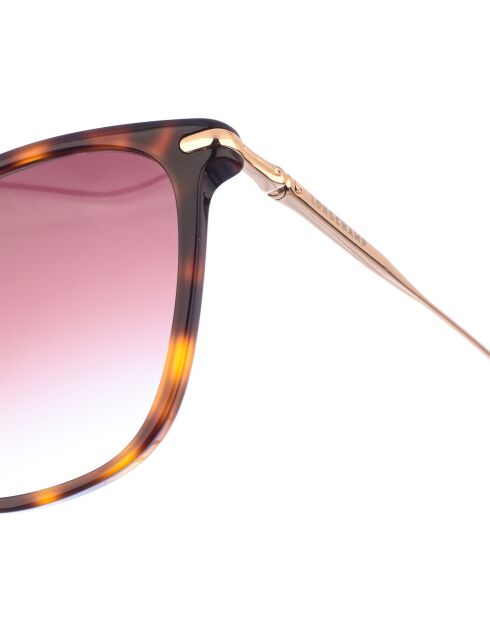 Lunettes de soleil Emilie œil de chat havana-gold