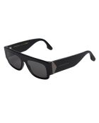 Lunettes de soleil rectangulaires noires