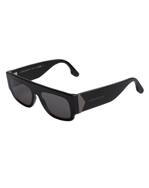 Lunettes de soleil rectangulaires noires