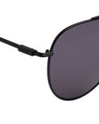 Lunettes de soleil Raphael style pilote noires