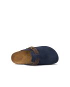 Sabots en Velours de Cuir Noé marine