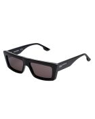 gafas de sol rectangulares negras