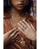 Collana Purple Amulet