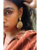 Goldene Lederohrringe Paradis Standardtitel