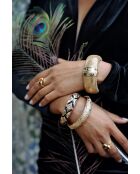 Titolo predefinito Bracciale rigido Paradis in pelle dorata