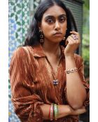 Bracciale Amok Zellige rosso