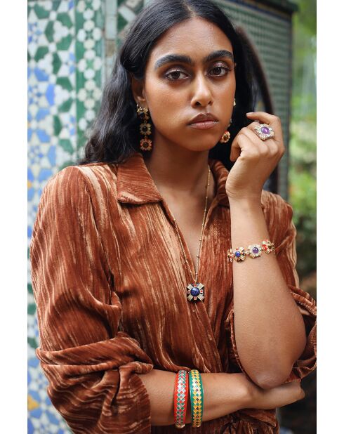 Bracciale Amok Zellige rosso