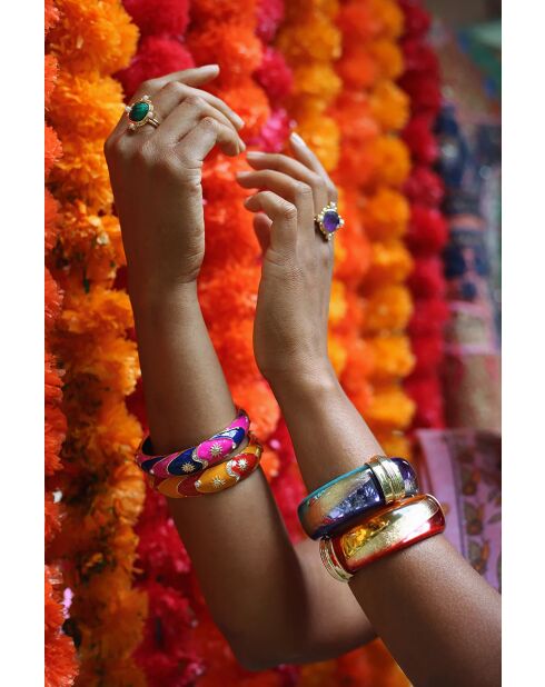 Bracciale Amok Yin yang Zafferano