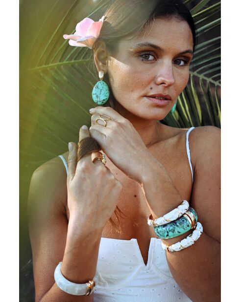 Pendientes Paradis Turquesa