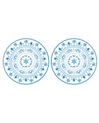 Set di 2 tovagliette multicolori EXOTIC VIBES - D.34,5 cm