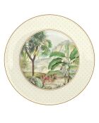 Set van 6 CEYLON groene aperitief-/dessertborden - D.19 cm