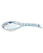 Soporte para cucharas SEA SHORE de porcelana azul - 24x11 cm