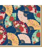 Confezione da 20 tovaglioli di carta KYOTO multicolore - 33×33 cm