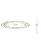 Plat à gâteau avec spatule en porcelaine GARDEN JOY multicolore - D.32 cm