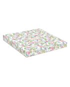 Plat à gâteau avec spatule en porcelaine GARDEN JOY multicolore - D.32 cm