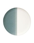 Set van 4 porseleinen dessertborden DOUBLE grijsblauw - D.21 cm