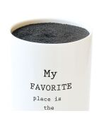 Porte-couteaux en porcelaine KITCHEN ELEMENTS blanc - 11x20 cm