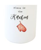 Porte-couteaux en porcelaine KITCHEN ELEMENTS blanc - 11x20 cm