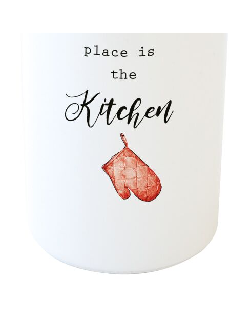 Porte-couteaux en porcelaine KITCHEN ELEMENTS blanc - 11x20 cm