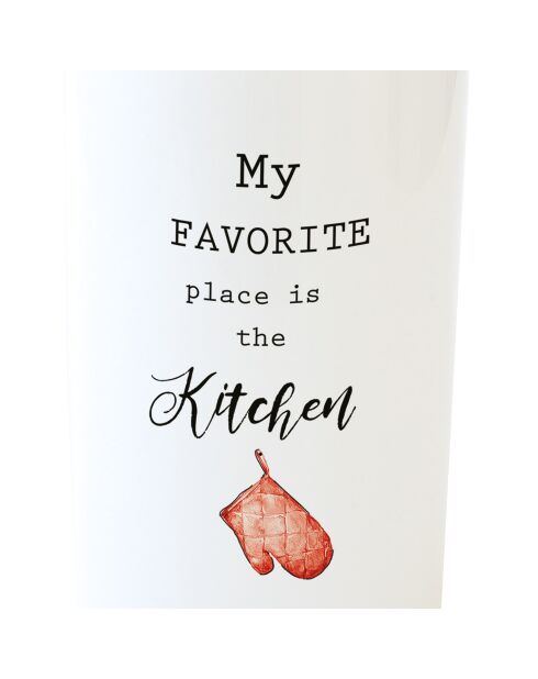 Porte-couteaux en porcelaine KITCHEN ELEMENTS blanc - 11x20 cm