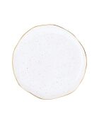 Set van 6 witte borden van ARTESANAL porselein - D.16 cm