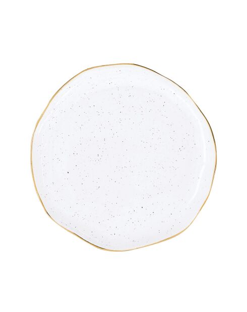 Set van 6 witte borden van ARTESANAL porselein - D.16 cm