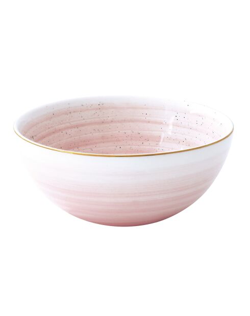 Set de 6 cuencos de porcelana ARTESANAL multicolor - 12 cm