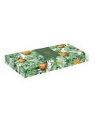 Assiette en forme d'ananas MADAGASCAR jaune - 36x21,5 cm